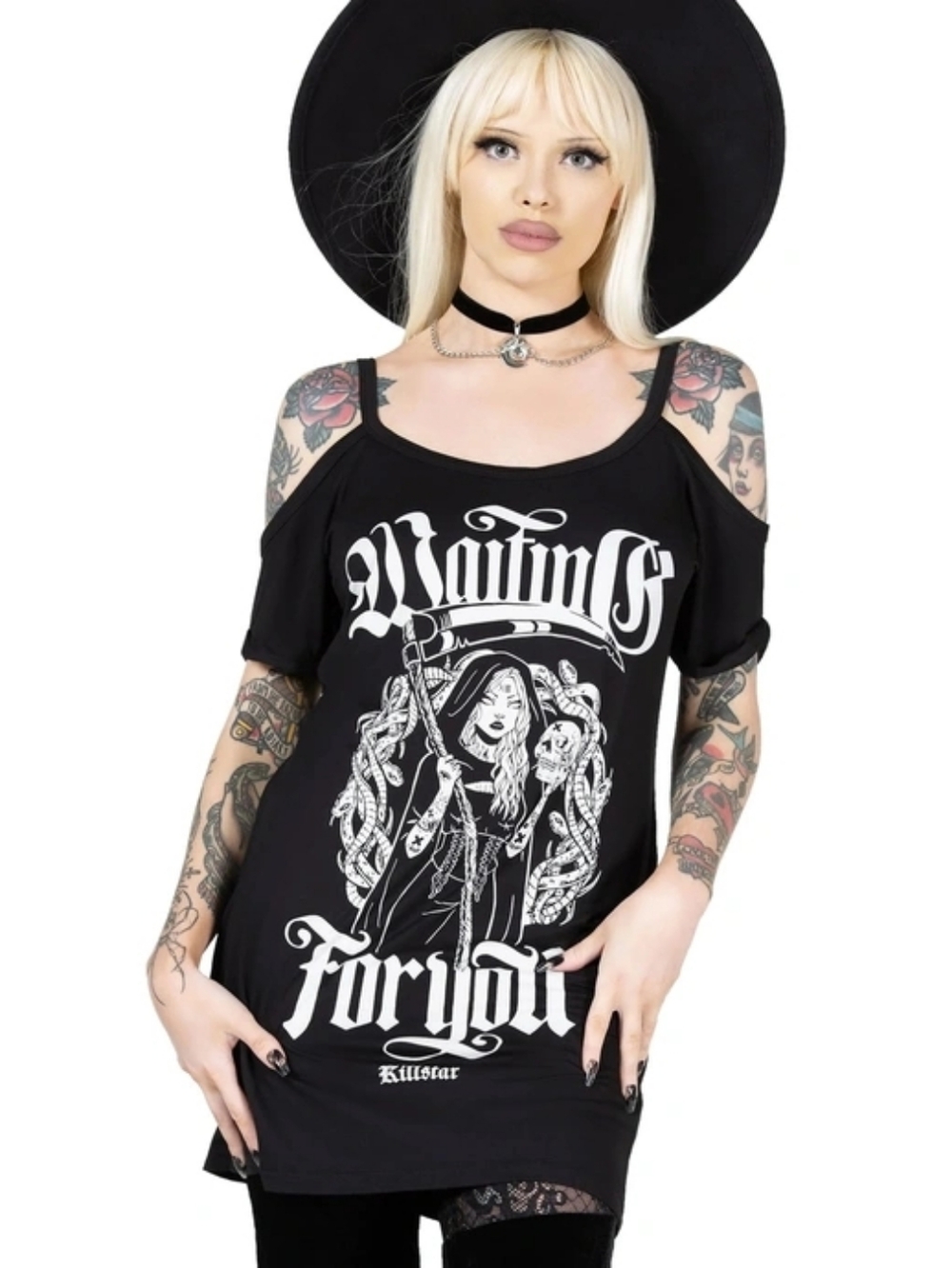 Killstar Muerte Waiting Distressed Top